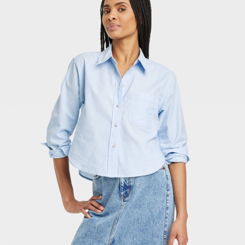 Universal Thread Collared Button Down Shirt - Picture 13 of 13